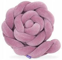 OCHRANIACZ DO ŁÓŻECZKA Warkocz 200cm Rozowy JUKKI