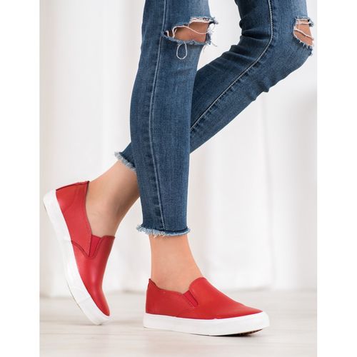 Czerwone Trampki Slip On r.40 na Arena.pl