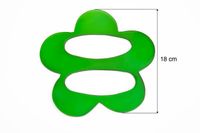 Upinacz dekoracyjny OWAL zielony