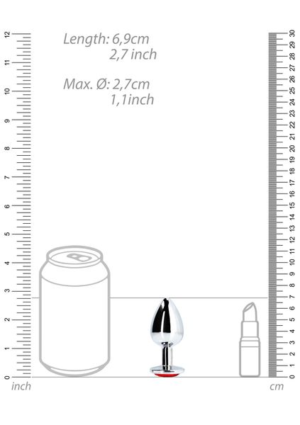 Round Gem Butt Plug - Small zdjęcie 10