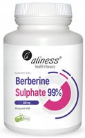 BERBERINE Sulphate 99% 400mg Aliness(Berberyna)60k