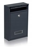 SKRZYNKA POCZTOWA NA LISTY POCZTĘ GAZETY ANTRACYT