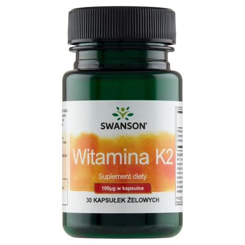 SWANSON WITAMINA K2 NATURALNA 100 mcg 30 kaps na Arena.pl