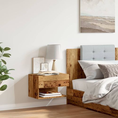 Ścienna szafka nocna, stare drewno na Arena.pl