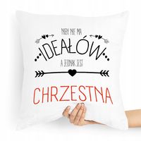 Poduszka Poszewka Dla Chrzestnego Na Prezent Z Nadrukiem Ze Zdjęciem