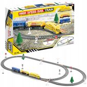 KOLEJKA ELEKTRYCZNA POCIĄG KOLEJKA LOKOMOTYWA WAGONY TOR 300CM