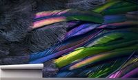 Fototapeta KOLOROWE NEONOWE PIÓRA 390x280