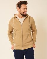 Bluza męska z kapturem beżowa Ludwik Rozmiar - XXL