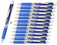 PIÓRO KULKOWE PENTEL ENERGEL BL77E NIEBIESKIE 12 SZTUK + 1 SZTUKA GRATIS