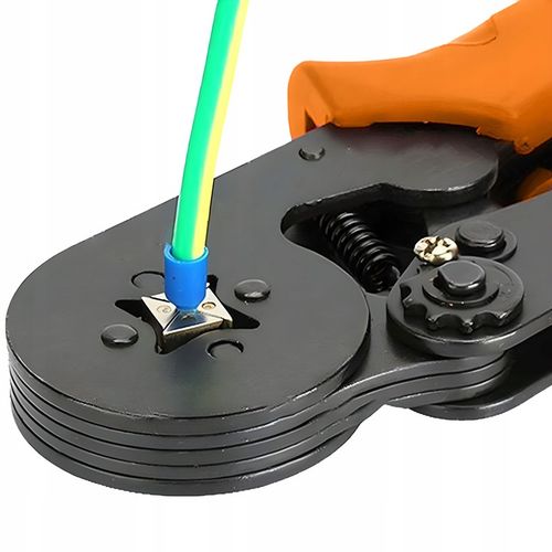 ZACISKARKA KONEKTORÓW KOŃCÓWEK 0,25-10 ŚCIĄGACZ IZOLACJI + 600 szt. na Arena.pl