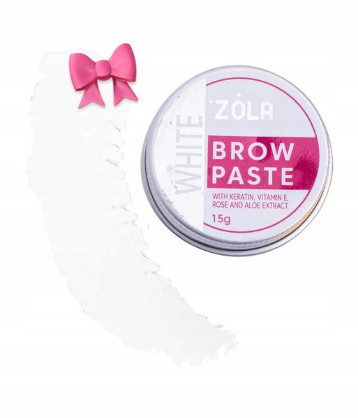 Biała pasta do stylizacji brwi Zola zdjęcie 1