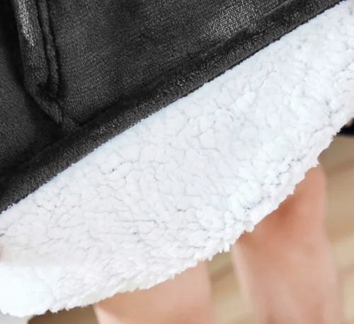 Gruby Koc Ponczo Z Kapturem Ciepła Gruba Bluza Szlafrok Kocobluza na Arena.pl