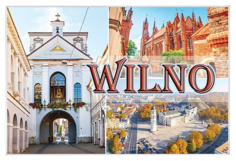 Wilno - magnes szklany zdjęcie 1