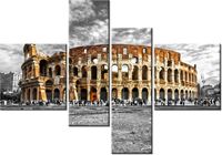 130CM 90 OBRAZ 4 ELEM MAJESTATYCZNE KOLOSEUM ŚCIENNY