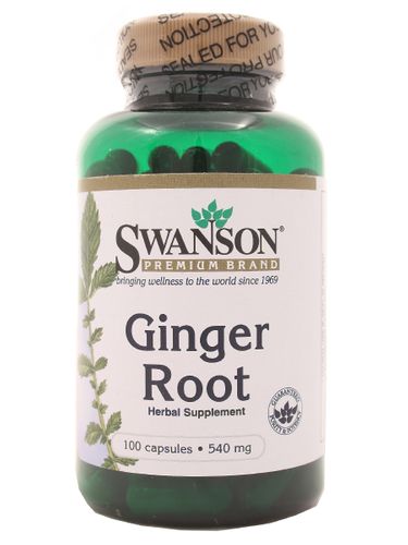 Imbir Ginger Root 540mg - Swanson - 100 kaps na Arena.pl