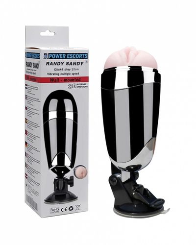 randy sandy black wallmounted vibratinging masturbator na Arena.pl