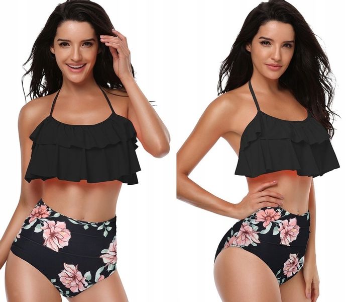 STRÓJ KĄPIELOWY BIKINI PUSH UP WYSOKI STAN / M zdjęcie 1