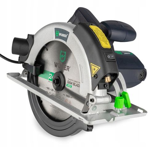 PIŁA TARCZOWA PRZECINARKA PILARKA RĘCZNA DO DREWNA Z LASEREM 2400 W na Arena.pl