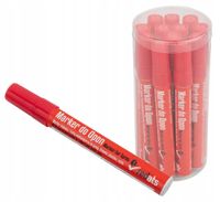 Marker Olejowy do Opon REDATS Czerwony 12szt Wodoodporny Pisak do Gumy