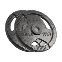 Obciążenie żeliwne zestaw 2x15kg otwór 51mm talerz z uchwytami Rebel