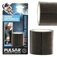 TAŚMA NAPRAWCZA CZARNA ZBROJONA PULSAR P-302 UNIWERSALNA 3m