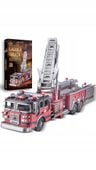 Puzzle 3D Metalowy model wozu strażackiego