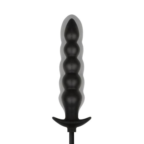 anal collection - inflatable anal plug with pump 20 cm - black na Arena.pl