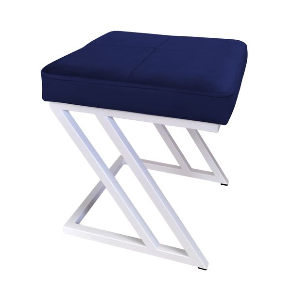 Pufa ZETA LOFT taboret podnóżek podstawa biała MG16 zdjęcie 1