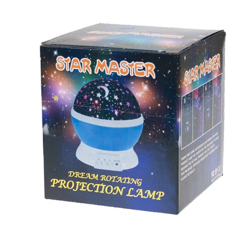 LAMPKA NOCNA PROJEKTOR GWIAZD NIEBA OBROTOWA 360 N na Arena.pl