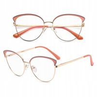 Okulary KOCIE OCZY z Filtrem NIEBIESKIM Zerówki