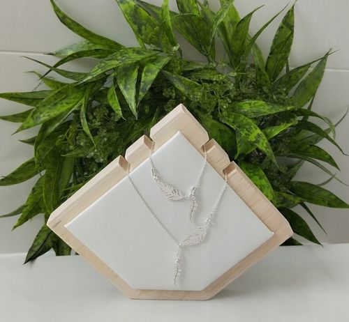 Komplet biżuterii srebrnej z piórkiem srebro 925 biżuteria srebrna damska na Arena.pl