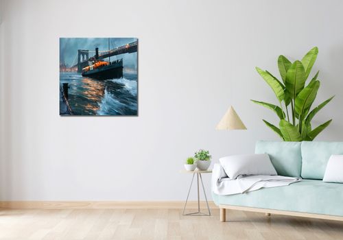 Obraz 70x70cm Stary Parowiec na Arena.pl