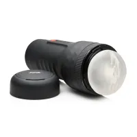 black series personal massager z regulacją ucisku i wibracjami 8,9 cm