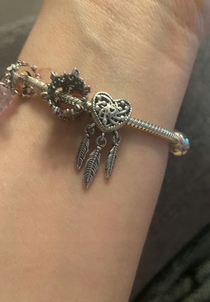 Charms Łapacz Snów Sny Serca S925 MODA TRUSKY zdjęcie 8