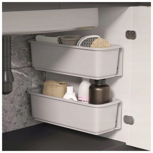 Organizer pod zlew do Szafki kuchennej Pojemnik Wysuwany prowadnica na Arena.pl