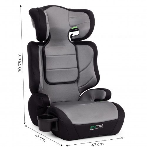 FOTELIK SAMOCHODOWY ECOTOYS 2W1 I-SIZE 100-150CM BEZPIECZNY zdjęcie 8