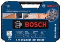 zestaw wierteł i bitów titanium tin set 103 szt. - b 2608594070