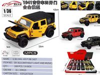 Model Metalowy Jeep 1941 - Skala 1:36 Die-Cast