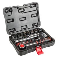 ZESTAW KLUCZY NASADOWYCH 1/4'', 3/8'' 20 EL. - T 38D520