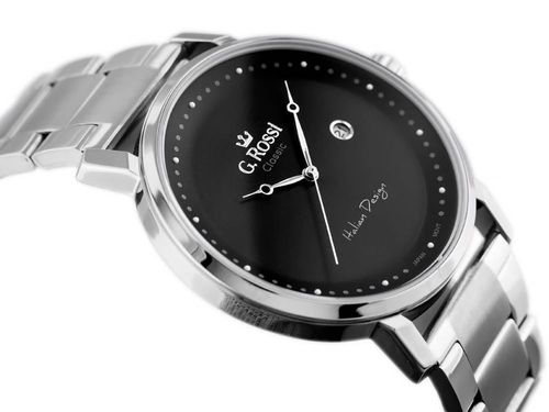 ZEGAREK G. ROSSI - C6182B-1C1 (zg256a) s./black + BOX na Arena.pl