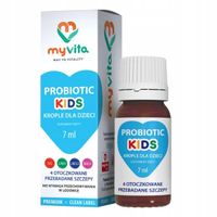 MYVITA Probiotic KIDS CZYSTY SKŁAD probiotyk dla dzieci krople 7ml