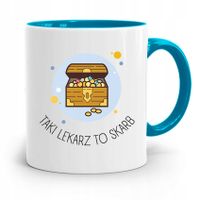 Kubek Błękitny Dla Doktora Taki Lekarz To Skarb Z Nadrukiem Ze Zdjęciem