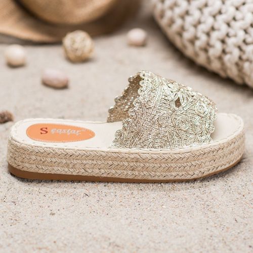 Klapki Espadryle Na Platformie r.36 na Arena.pl