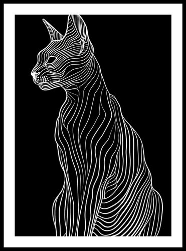 Plakat 42x59,4cm Minimalny Kontur na Arena.pl