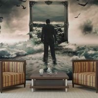 Fototapeta - A walk in the clouds 350x270