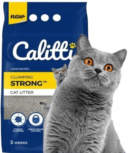 CALITTI ŻWIREK DLA KOTA DO KUWET BENTONITOWY 3x5L na Arena.pl