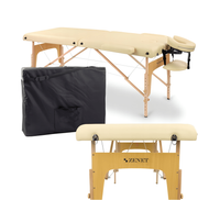 Stół do masażu Zenet ZET-1042 rozmiar L kremowy