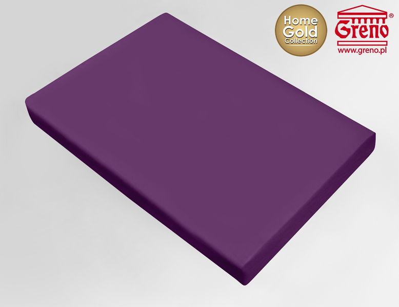 Prześcieradło satynowe 140x210 Greno fioletowe zdjęcie 4