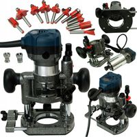 FREZARKA GÓRNOWRZECIONOWA DO DREWNA Z ZESTAWEM FREZÓW