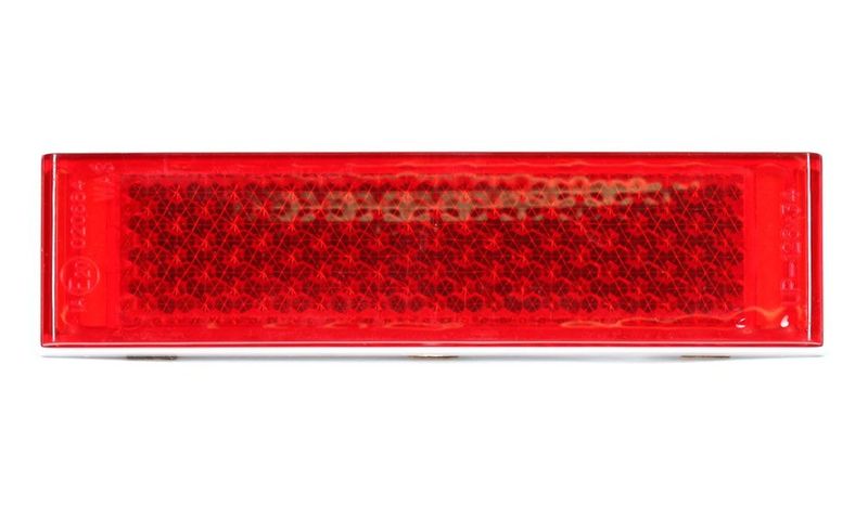 Odblask przyklejany czerwony 126x34 (165) zdjęcie 3